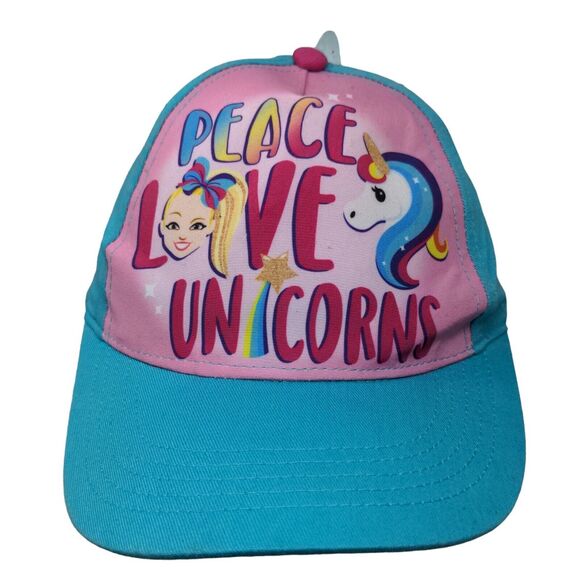 Nickelodeon JoJo Siwa Girl's Strapback Hat Blue Pink Size OSFM W/Tags - Picture 1 of 8